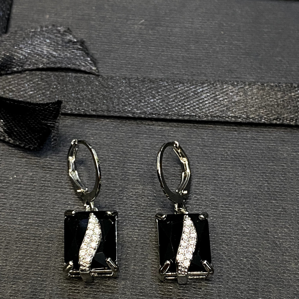 Square Zircon Earrings