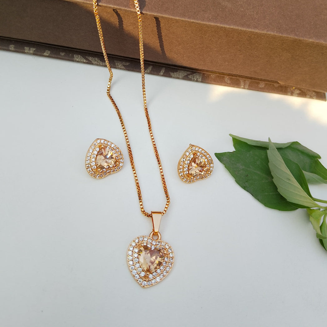 Heart of Glow Pendant Set (with box)