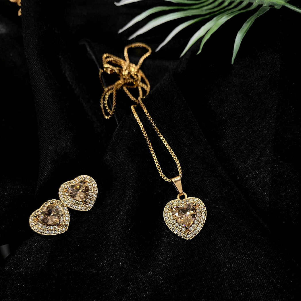 Heart of Glow Pendant Set (with box)