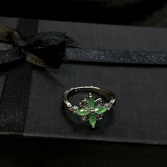 Green Delight adjustable ring(with box)