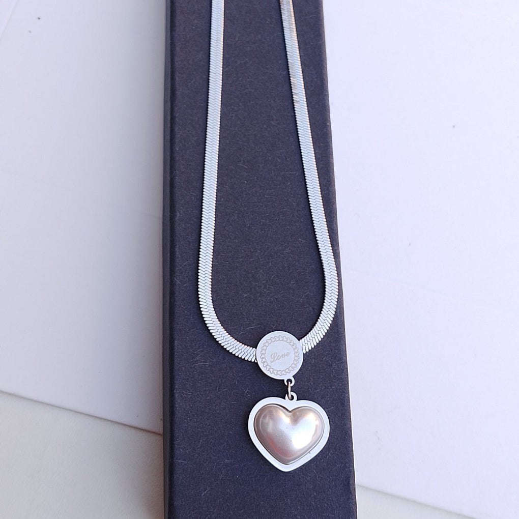 Love pendant stainless steel